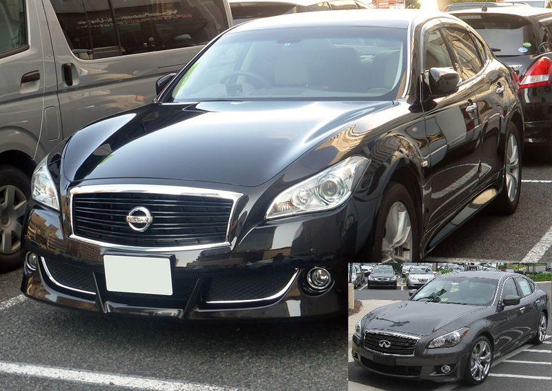 Illustration for article titled Ridiculous Rebadges: Japanese Luxury Sedans Edition
